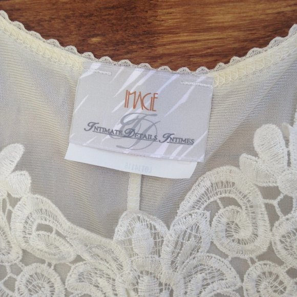 VINTAGE Image - Ivory Slip Dress - Picture 4 of 8